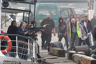 Illustration for article titled Blimey! First images from Cockneys Vs. Zombies movie raise our hopes